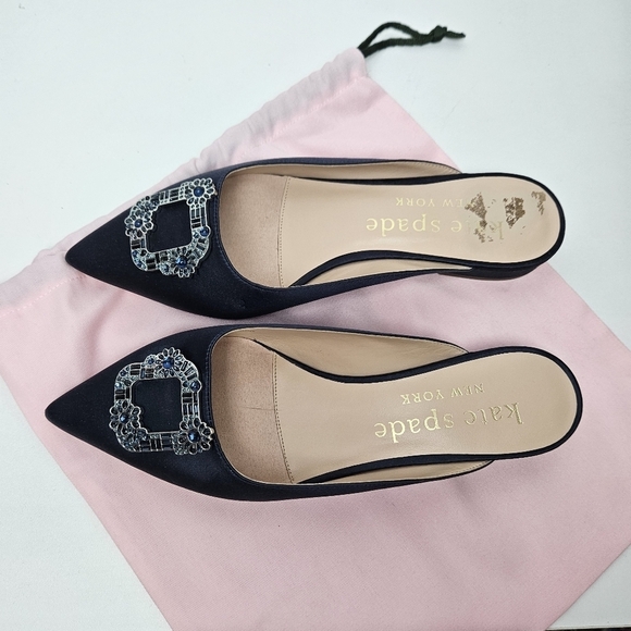 Kate spade flats blue buckle up - Picture 9 of 15